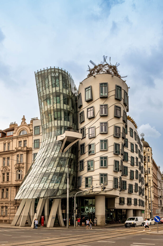 Dancing House by architect Frank Gehry