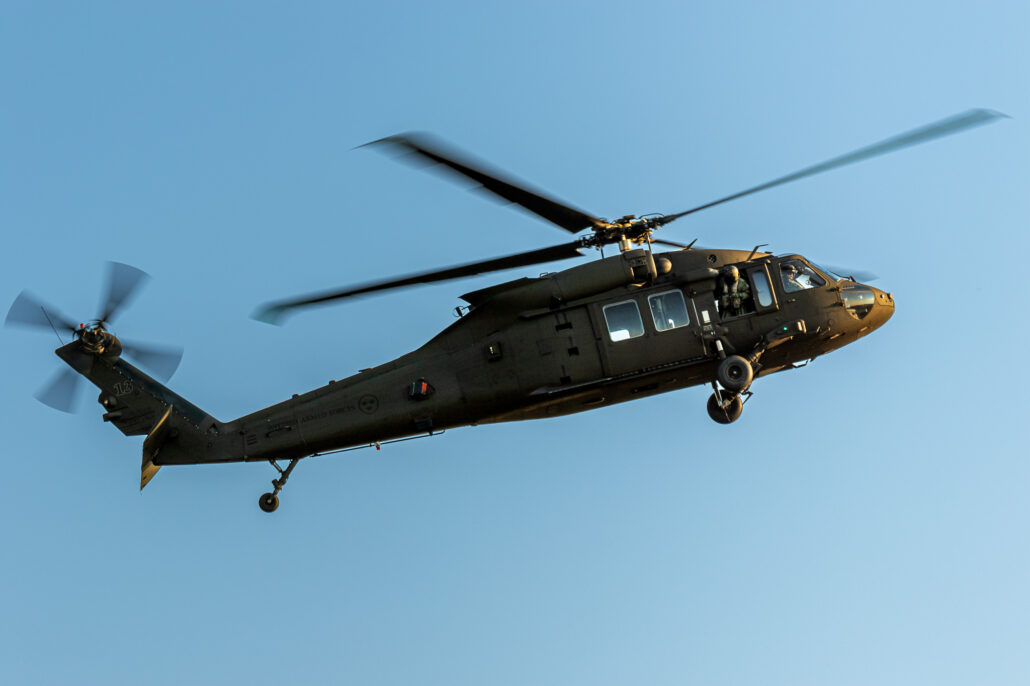 Sikorsky UH-60 Black Hawk of the Swedish Air Force