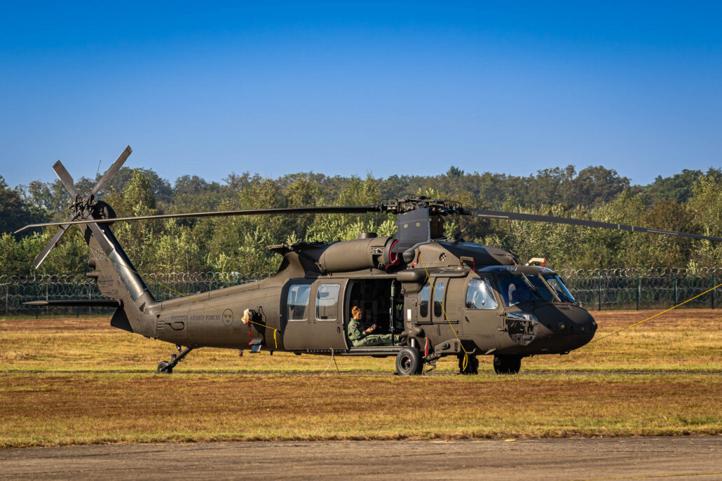 Sikorsky UH-60 Black Hawk of the Swedish Air Force